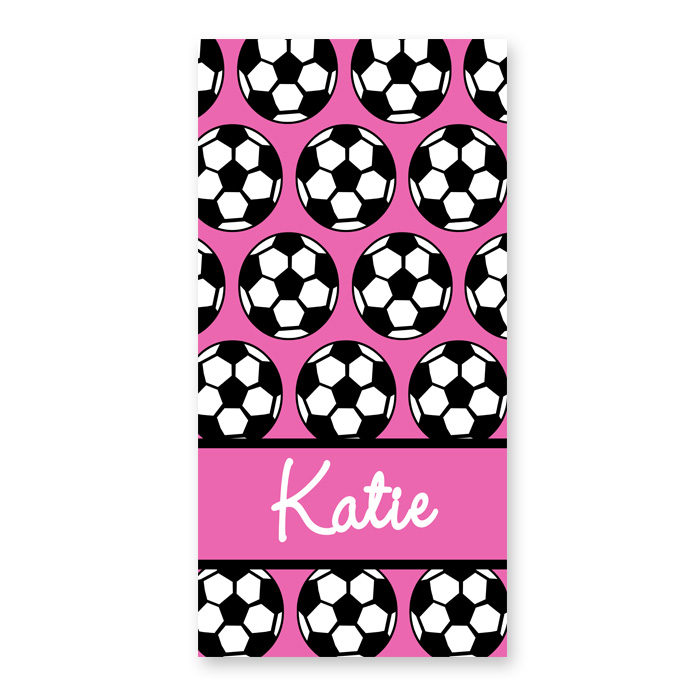 Personalized Beach Towel for Kids, Soccer Towel , Personalized ...