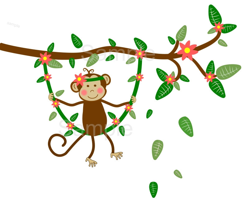 Popular items for monkey on branch on Etsy