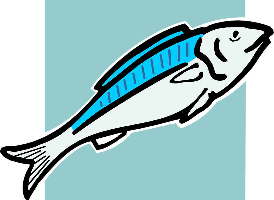 Free Stock Photos | Illustration of a blue fish | # 4339 ...