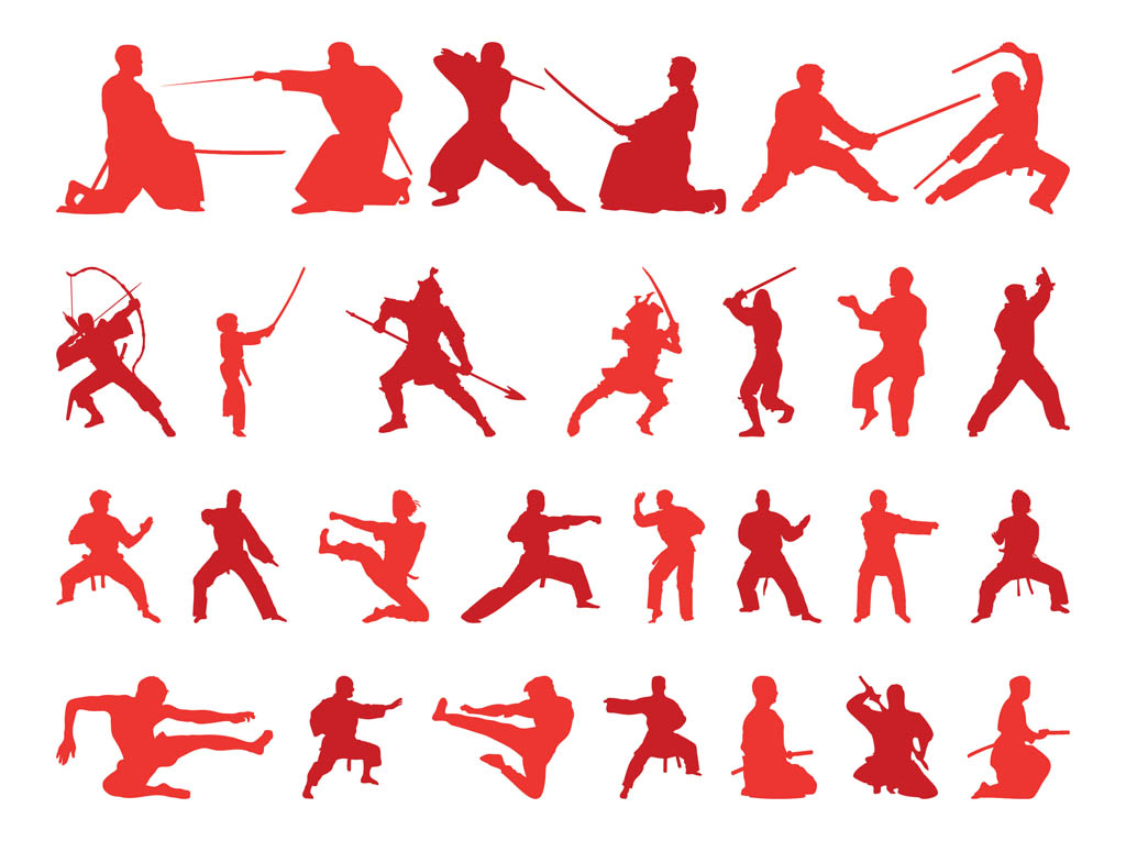 Free Martial arts Vectors