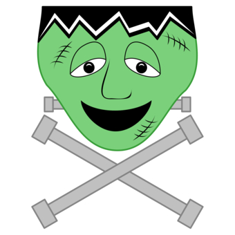 Pix For > Happy Frankenstein Cartoon Face