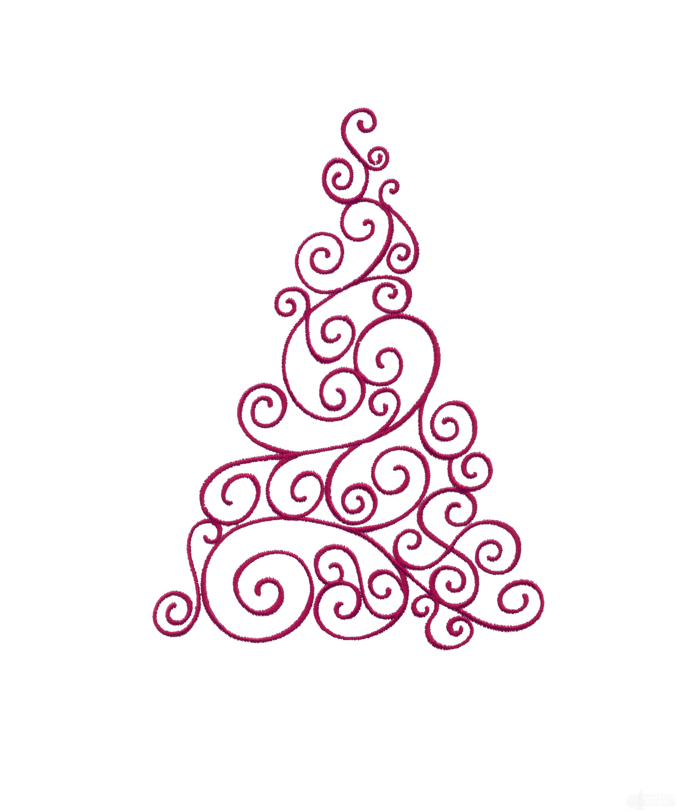 Christmas Tree Line Drawing - Cliparts.co