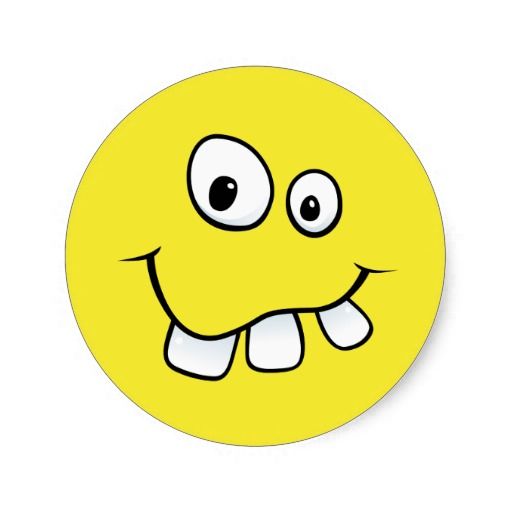 funny smiley face | Funny goofy smiley face with big teeth, yellow ...