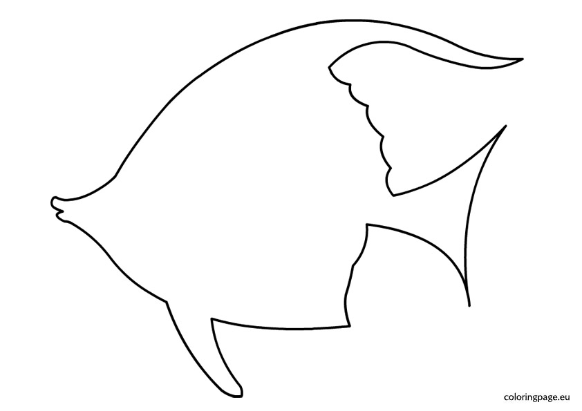 Fish - Coloring Page