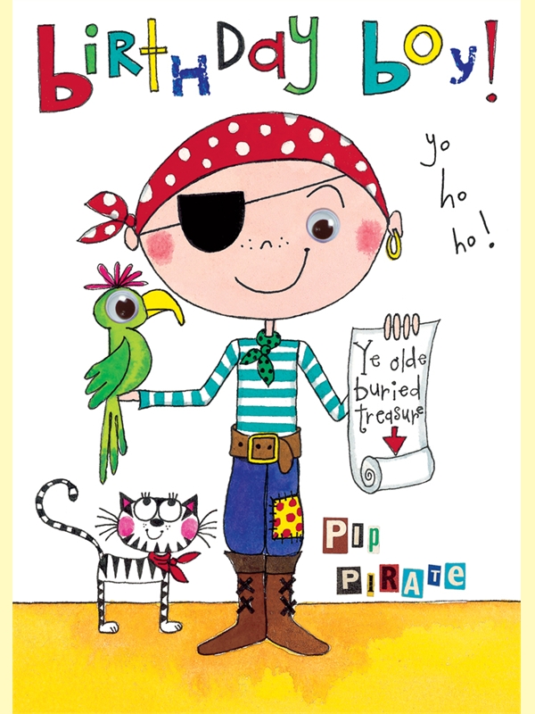 WIB15 Birthday Boy - Pip Pirate - Children's Birthday - Rachel ...