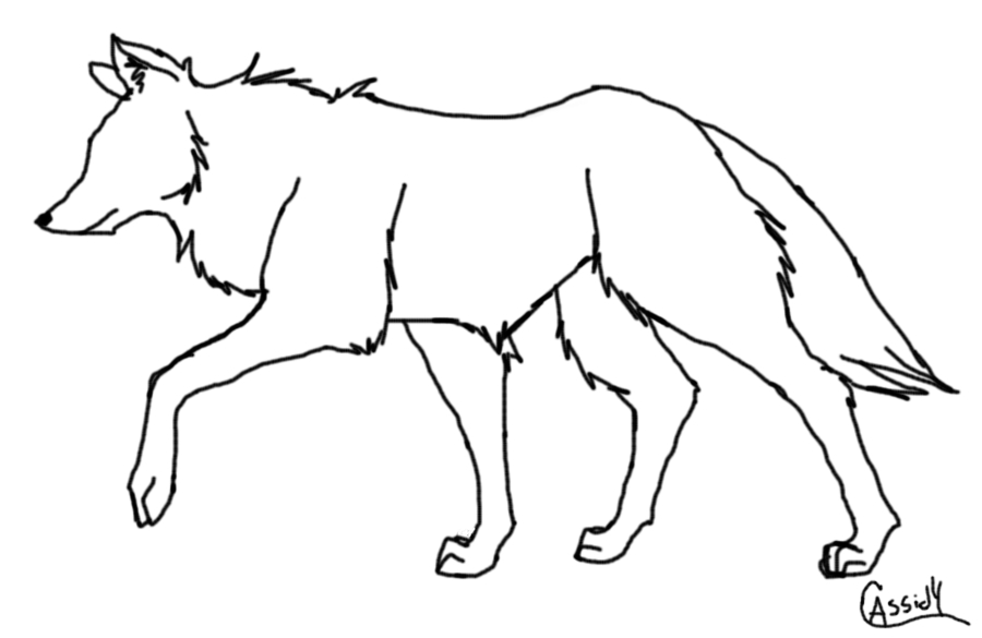 Wolf Pictures To Draw - AZ Coloring Pages