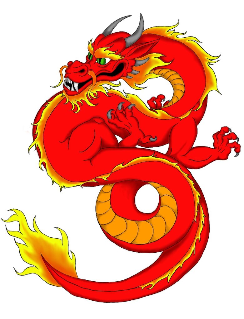 Chinese Dragon - Red by crazygalemt on DeviantArt