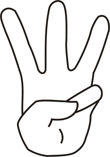 File:Drawing of human hand representing number 3.png - Wikimedia ...