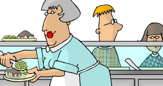 School Lunch Lady Serving Food Royalty Free Clipart Picture Icon ...