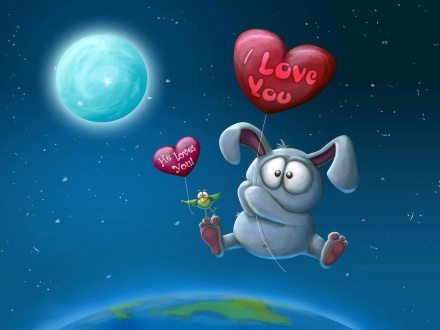 Love Heart Animation Wallpapers