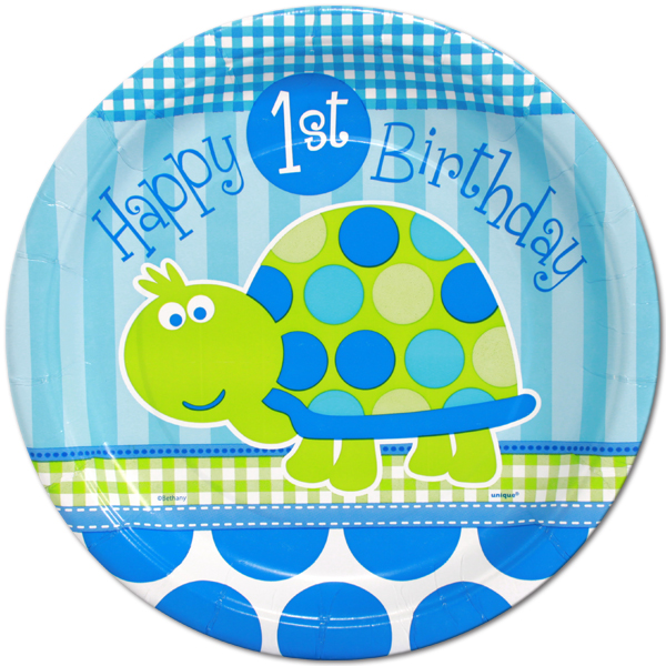 Turtle 1st Birthday Boy Supplies at Birthday Direct