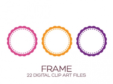 Digital Frame Clipart for Personal & Commercial Usage - 22 digital ...