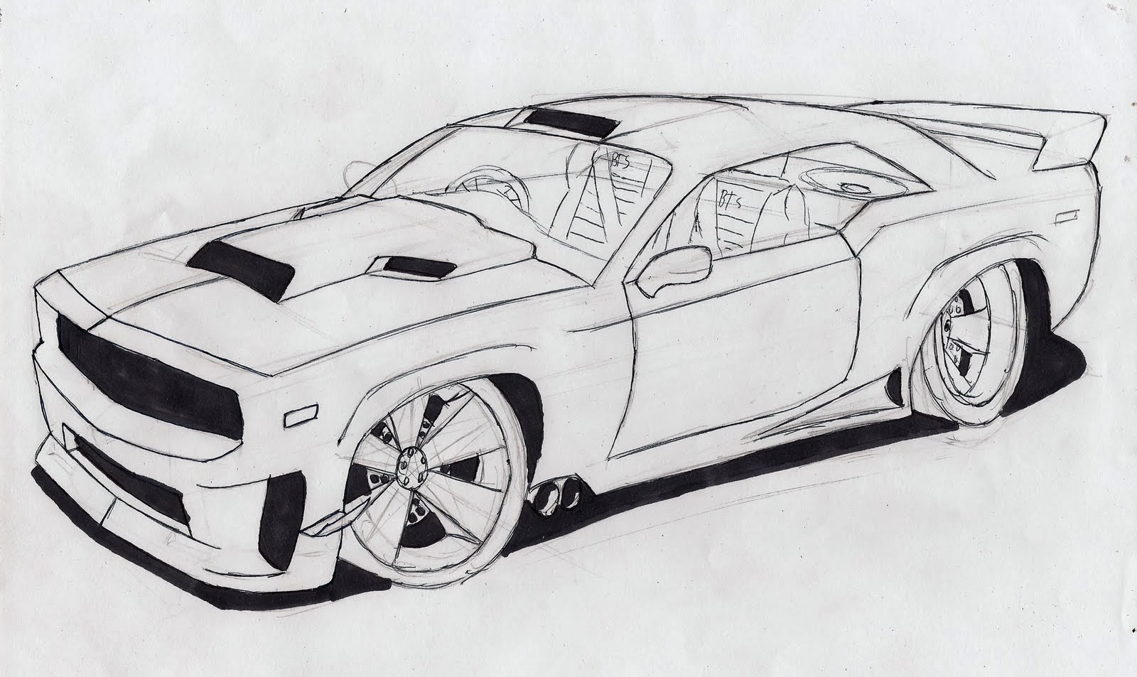 Car Drawing ~ Cars 2013