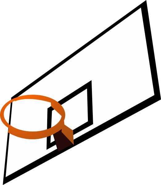 Basketball Rim clip art Free Vector / 4Vector
