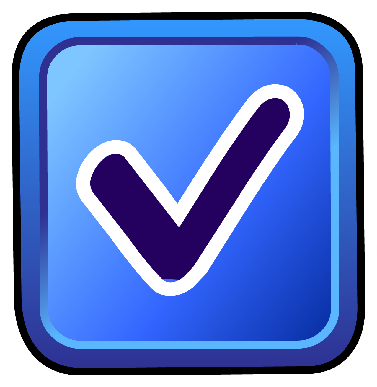 Images For > Blue Check Mark Png