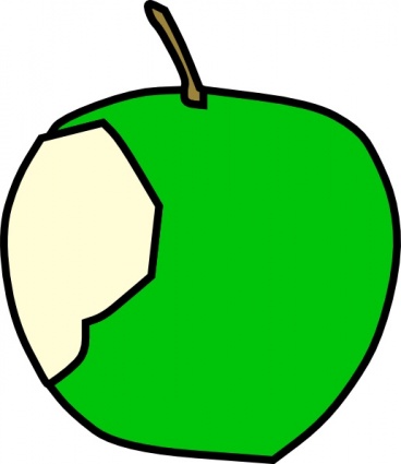 Hp and Blackberry: Photorealistic Green Apple Clip Vector Clip ...