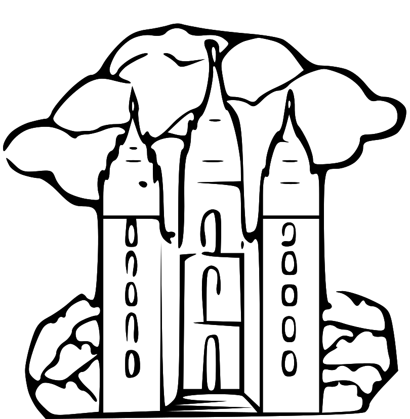 LDS Clipart: salt lake temple clip art