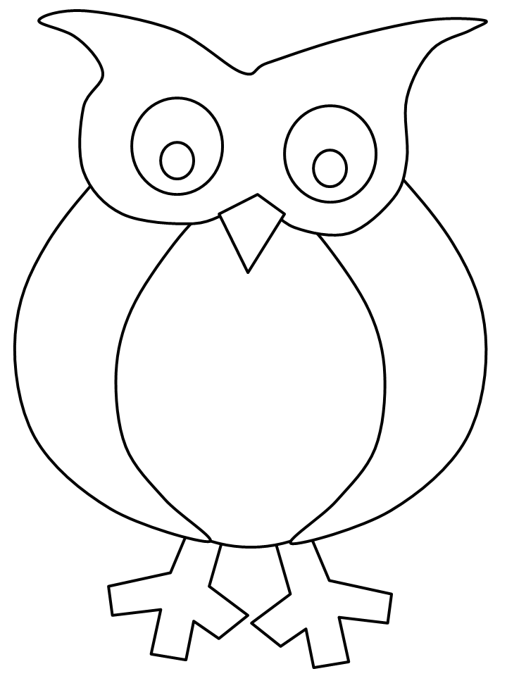 Cartoon Owl Coloring Pages Cliparts.co