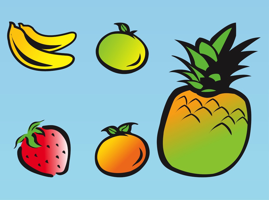 Fruit Drawings