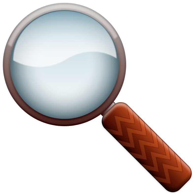 free clipart images magnifying glass - photo #25