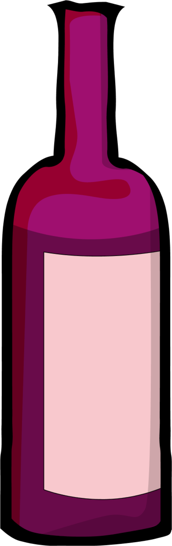 Wine Bottle - vector Clip Art