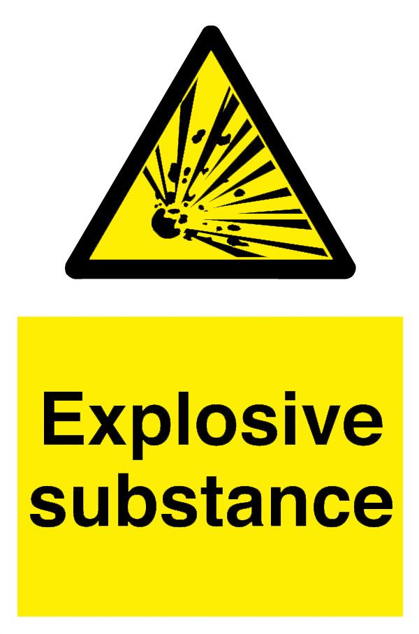Danger Signs Explosion
