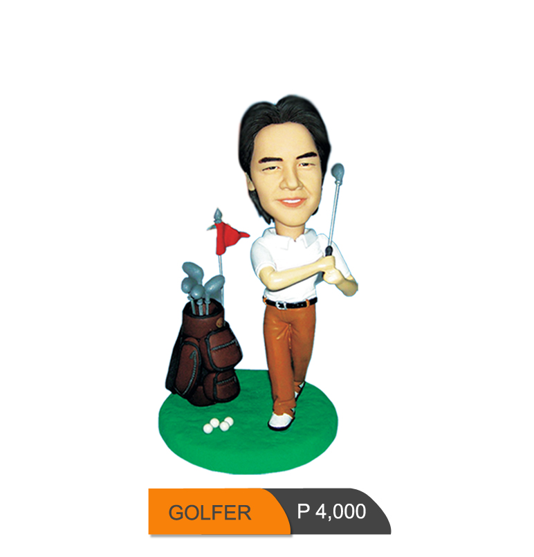 Golfer | Minime Caricature Dolls