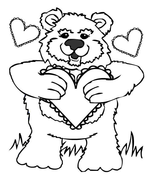 Valentine Coloring Pictures | Canadian Entertainment and Learning ...