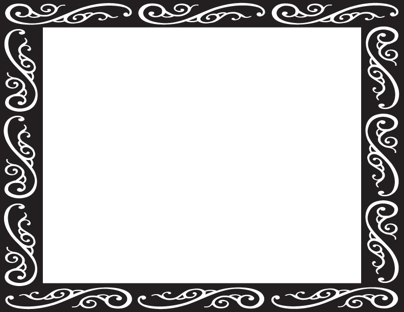 Fancy Border Black And White Images & Pictures - Becuo