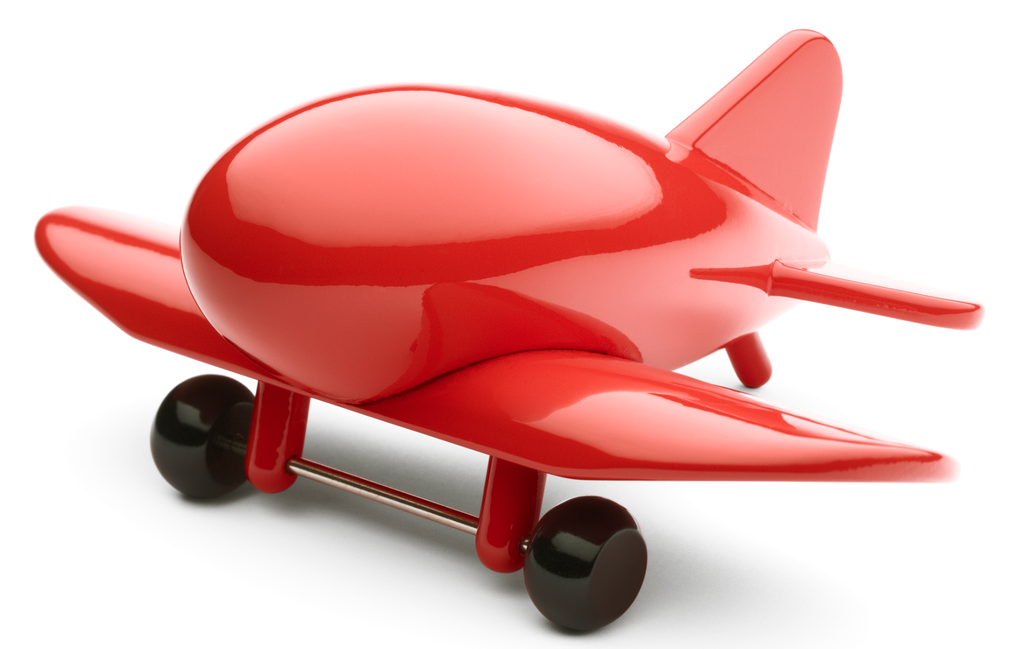 Playsam Airliner Wooden Design Toy Plane – Toytoise.com
