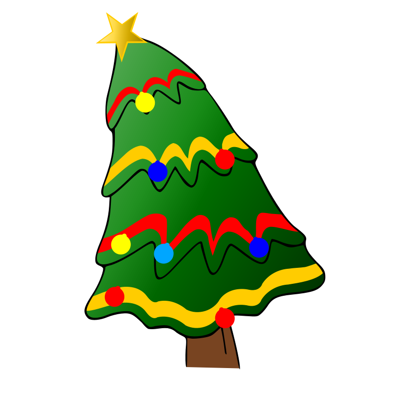 Clipart Christmas Tree With Presents | Clipart Panda - Free ...