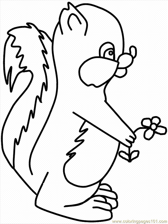 cartoon skunk Colouring Pages (page 2)