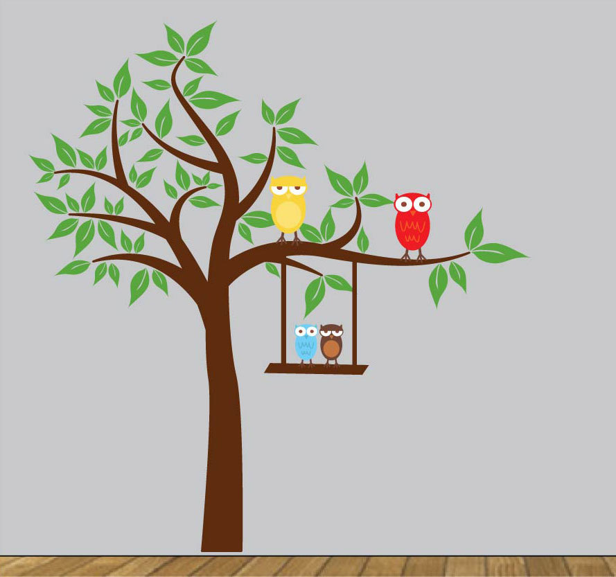 Popular items for owl on a swing on Etsy