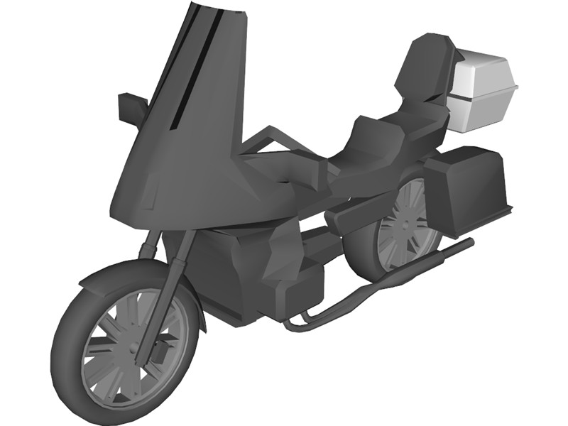 Honda Goldwing (1984) 3D Model Download | 3D CAD Browser