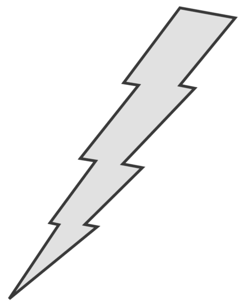 Lightning Bolt Black - ClipArt Best