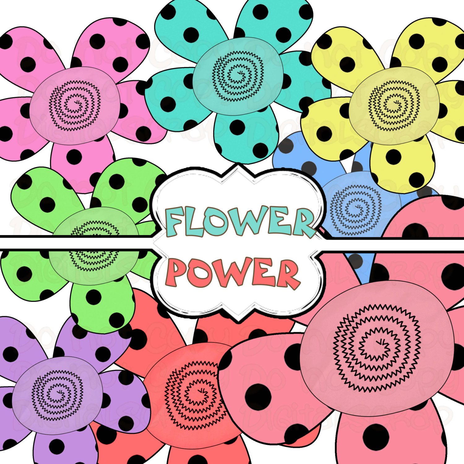 free clipart flower power - photo #44