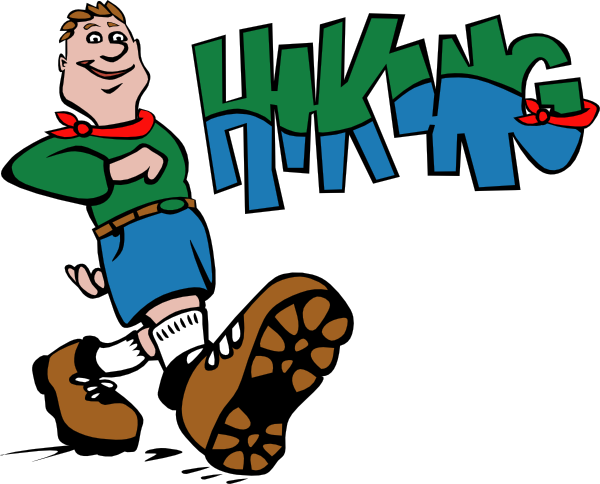 Hiker Hiking clip art - vector clip art online, royalty free ...