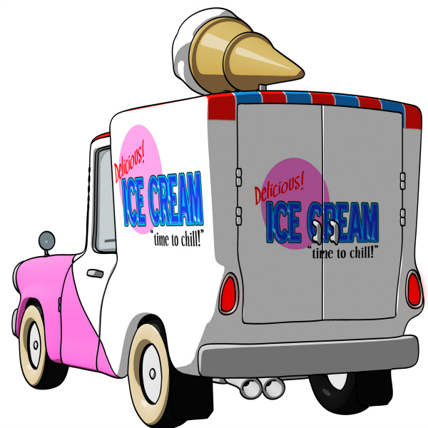 ice cream van clipart - photo #14