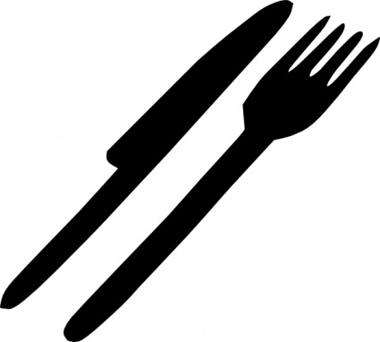 Fork Knife Silverware clip art Vector Download - Objects Vectors ...