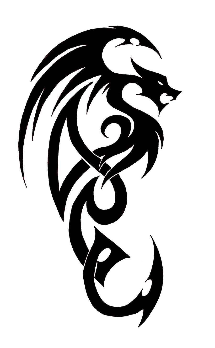 Tattoo's For > Simple Dragon Tattoo Drawings