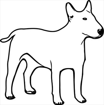 Free dog-outline Clipart - Free Clipart Graphics, Images and ...
