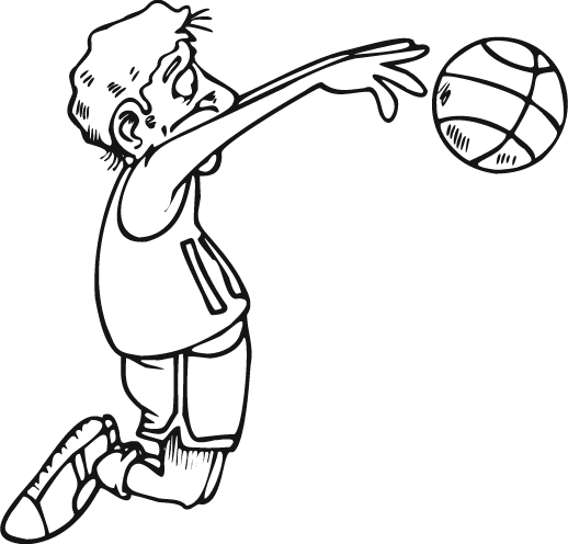 free printable basketball coloring pages kids | Coloring Pages For ...