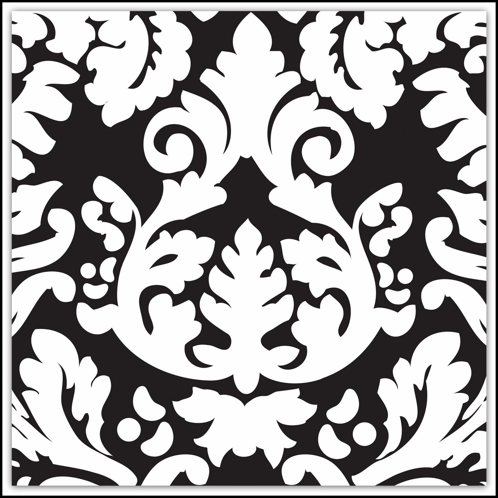 Damask clip art 081110 clipart | Black Background and some PPT ...