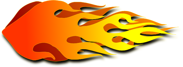 car-with-flames-clipart-flame- ...