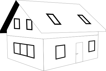 Home Clipart Black And White - ClipArt Best