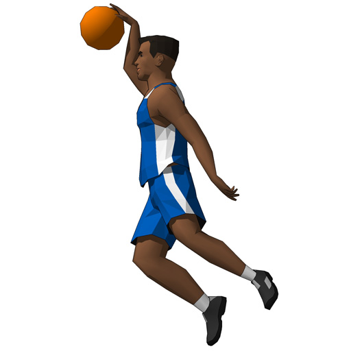 Basketball Players 20 3D Model - FormFonts 3D Models & Textures