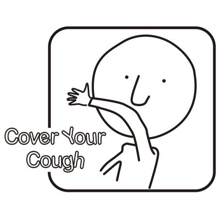 cover cough Colouring Pages (page 2)