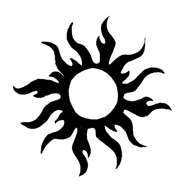 3-Sun tribal tattoo by xxDistortion on deviantART