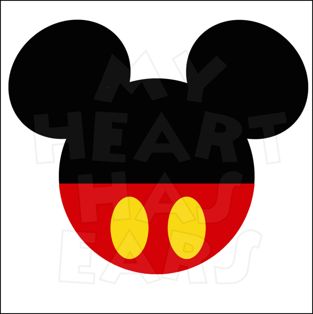 clip art mickey mouse face - photo #23
