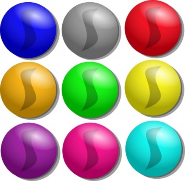 Game Marbles Dots clip art Vector | Free Download